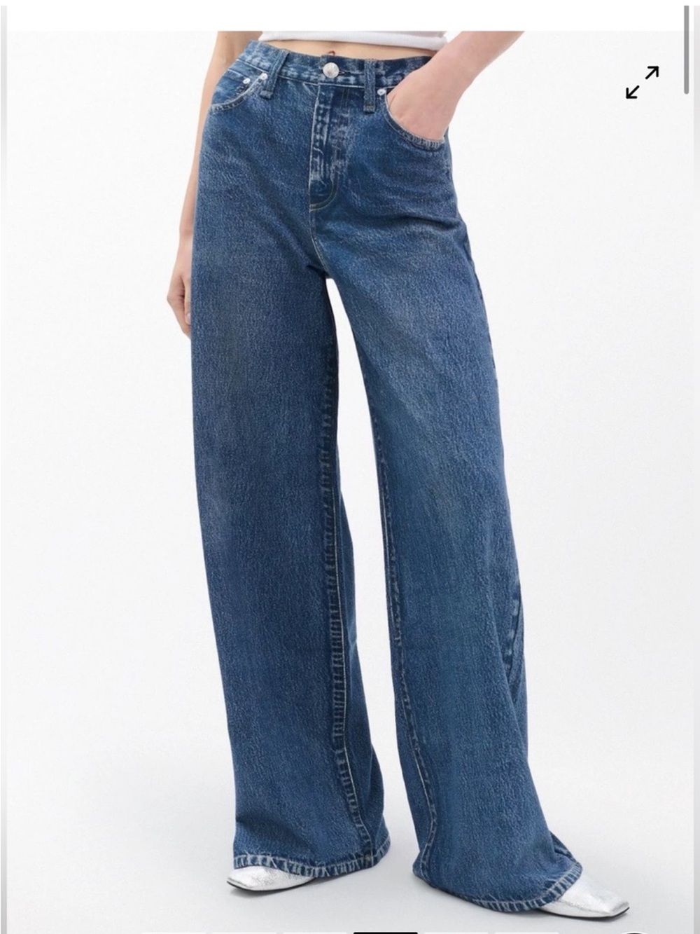 Rag & Bone Sofie Miramar Cotton Terry Wide Leg Pants in Almeda RC8325H7MTE